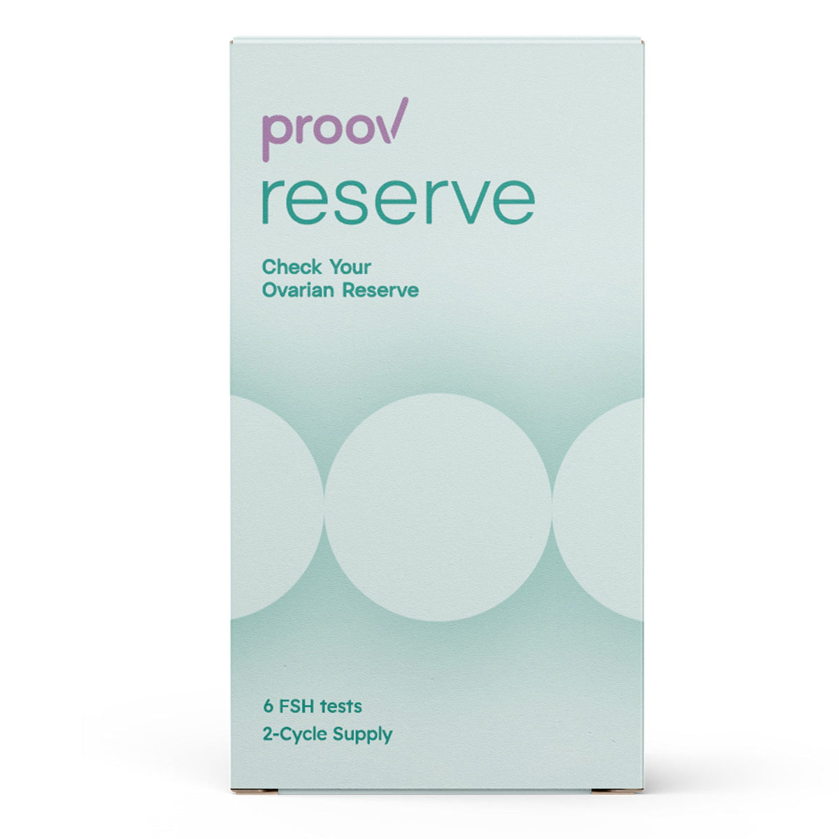 Proov Reserve Ovarian Reserve Follicle Stimulating Hormone Fertility Test, 6/Pk