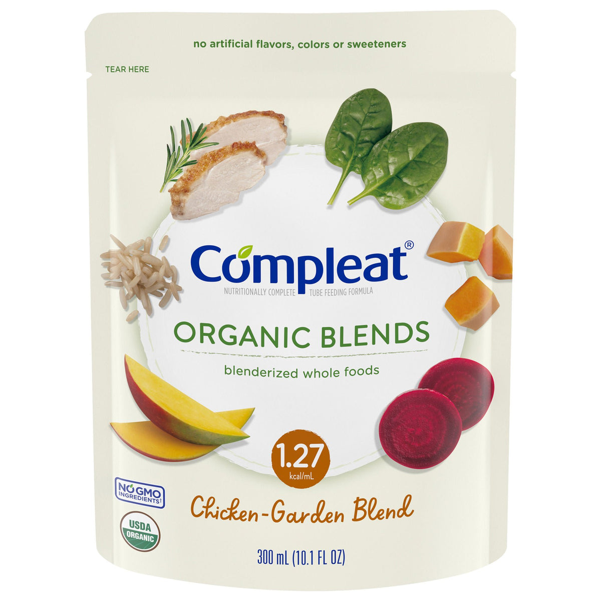 FORMULA, COMPLEAT ORGANIC CHICKEN GARDEN 10.1OZ (24/CS, 24/CS