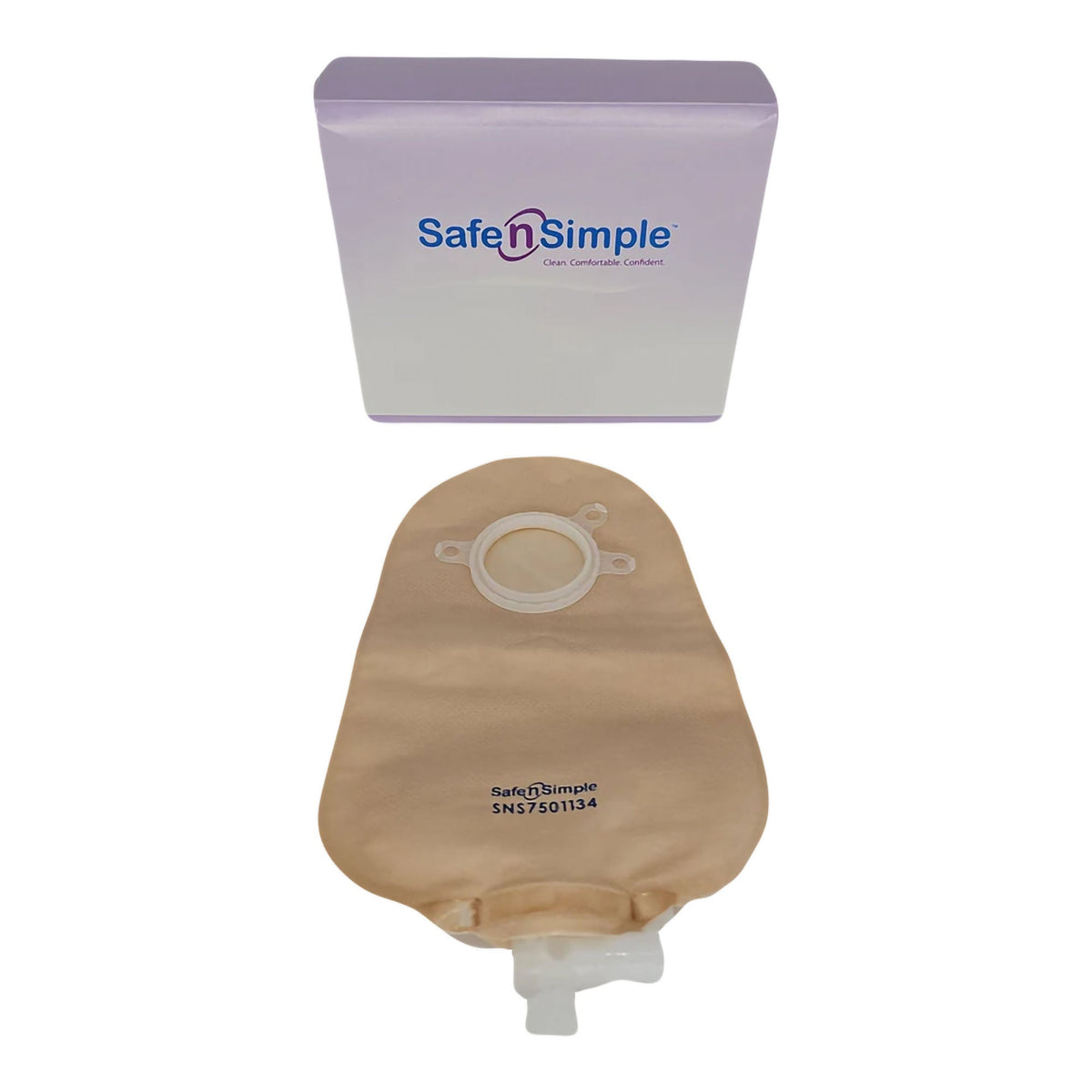 POUCH, UROSTOMY 2PC FLNG BELTTAB BGE 9" 45MM (10/BX 8BX/CS), 80/CS