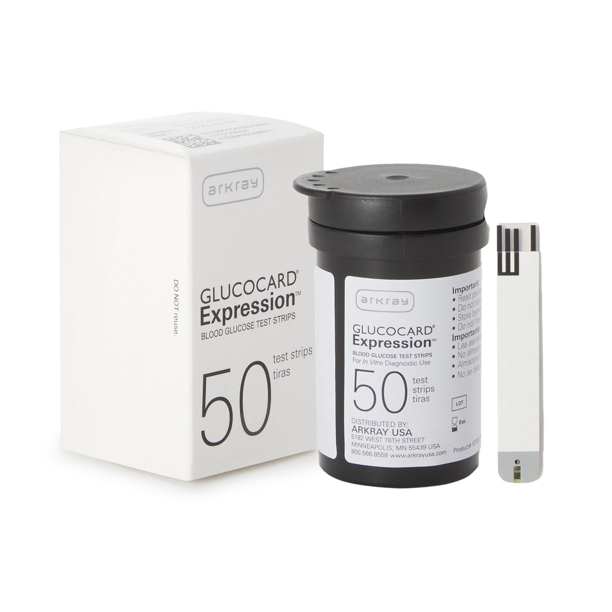 Glucocard® Expression™ Blood Glucose Test Strip, 1/Bx
