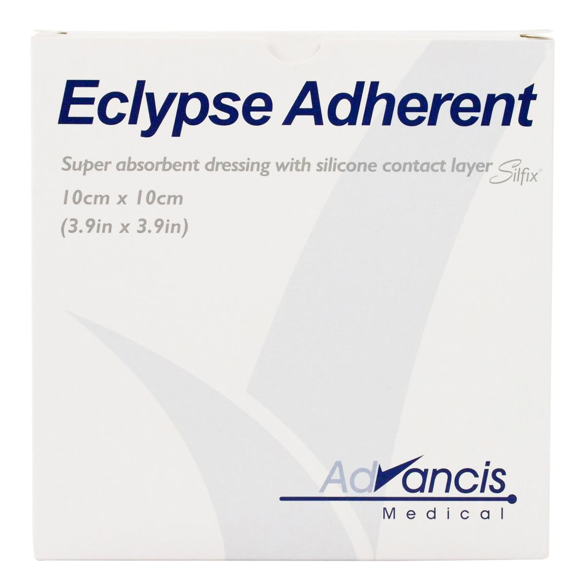 Eclypse® Adherent Super Absorbent Wound Dressing, 4 x 4 Inch, 10/BX