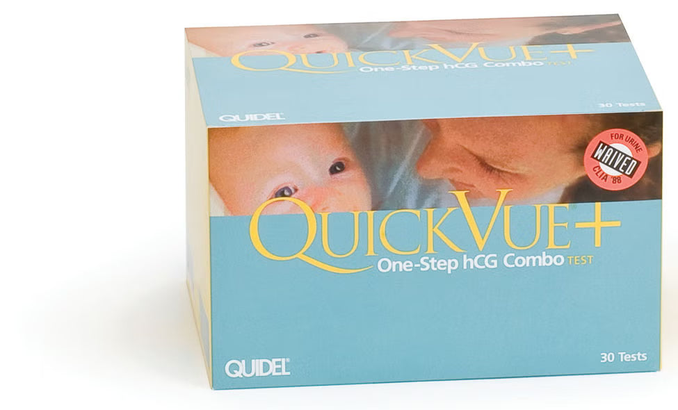 Test Kit, Preg Hcg Serum/Urinecards Qs (30/Kt) Quidel, 10/Cs