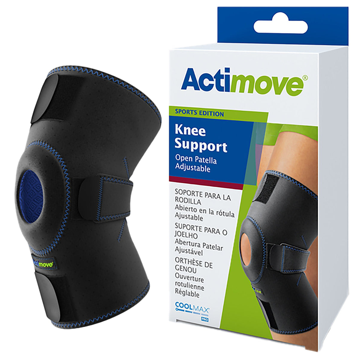 Actimove® Sports Edition Knee Support, One Size Fits Most Adults, 1/Ea