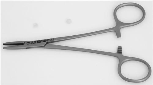 Needle Holder, Halsey, Tungsten Carbide 130mm - Osung USA