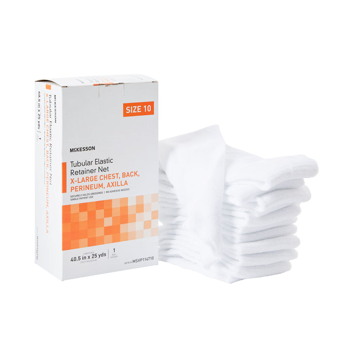 McKesson Tubular Bandage, Size 10, 25 Yard, 10/CS