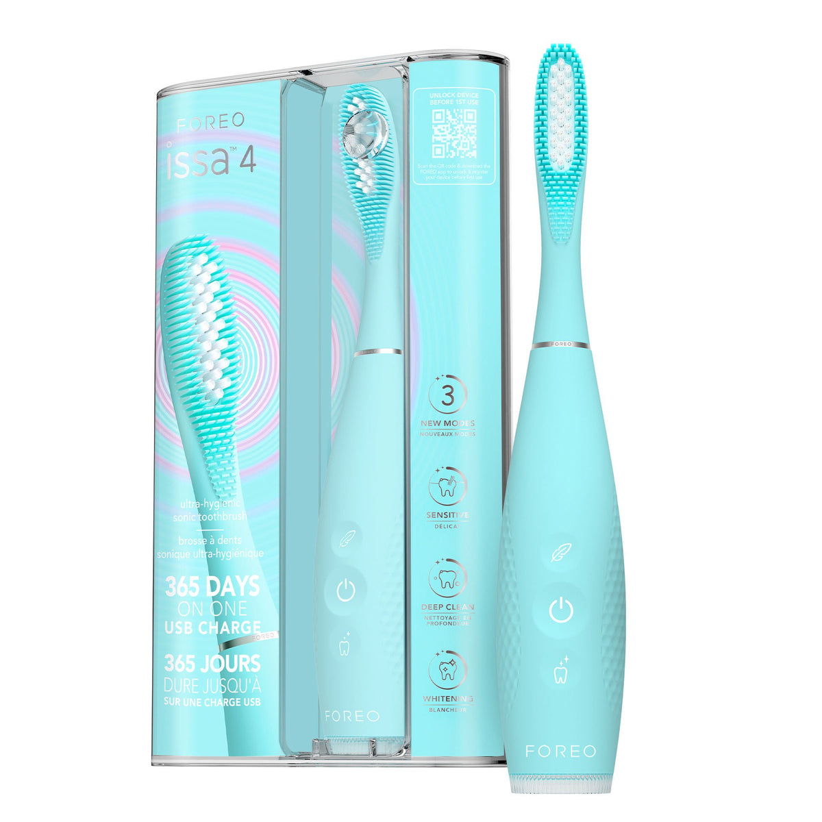 Toothbrush, Sonic Hybrid Issa4 Adlt Arctic Blu, 1/Ea