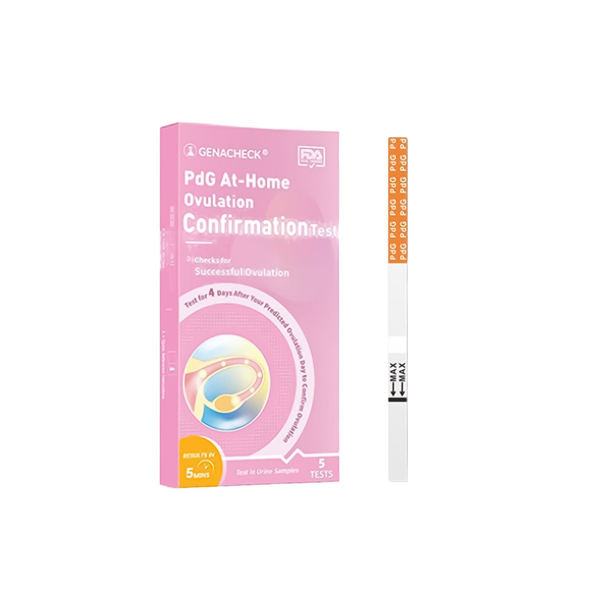 Genacheck® Lh At-Home Ovulation Prediction Test, 5/Bx