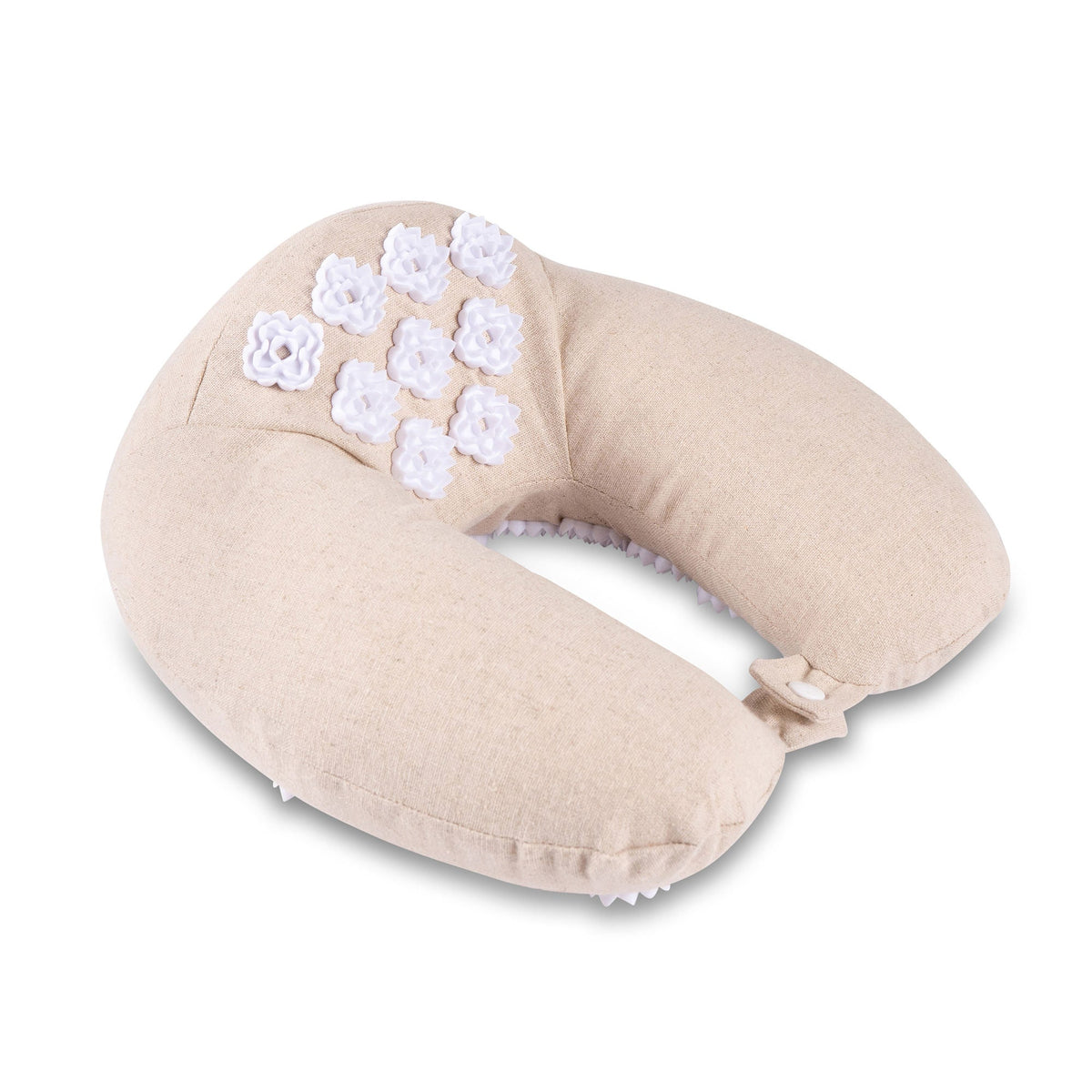 Kanjo Memory Foam Travel Acupressure Neck Pillow, 20/CS