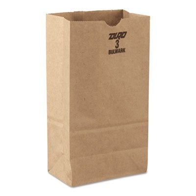 BAG GROCERY 3# BRN 500/CS, 500/CS