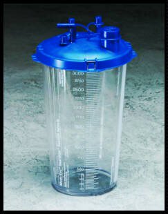 Medi-Vac® Guardian™ Suction Canister, 2000 mL, 40/CS