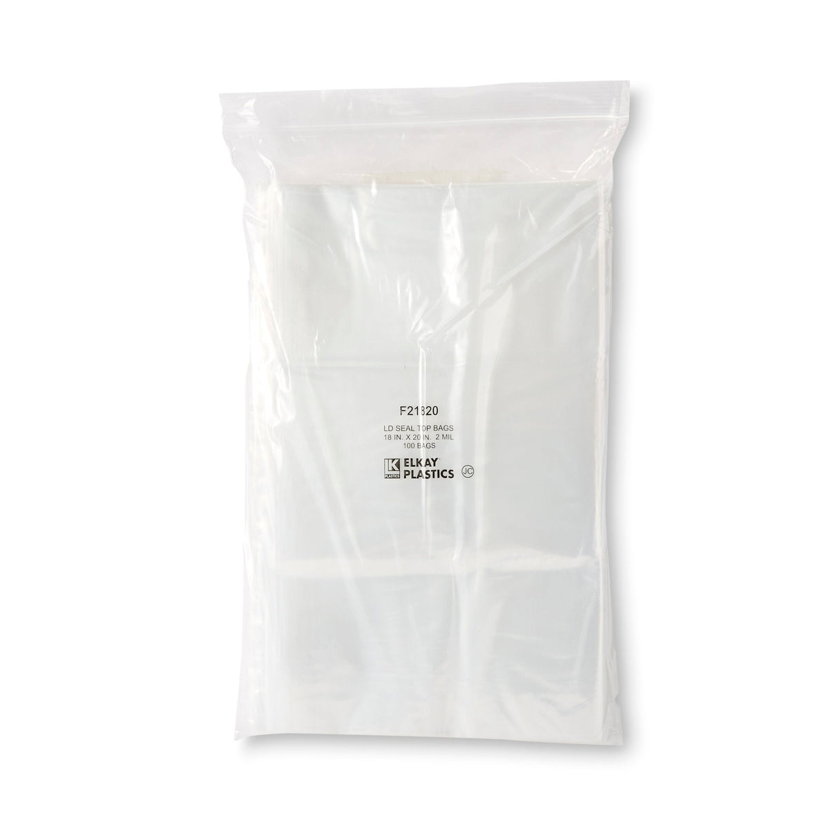 Elkay® Clear Line Seal Top Reclosable Bag, 500/CS