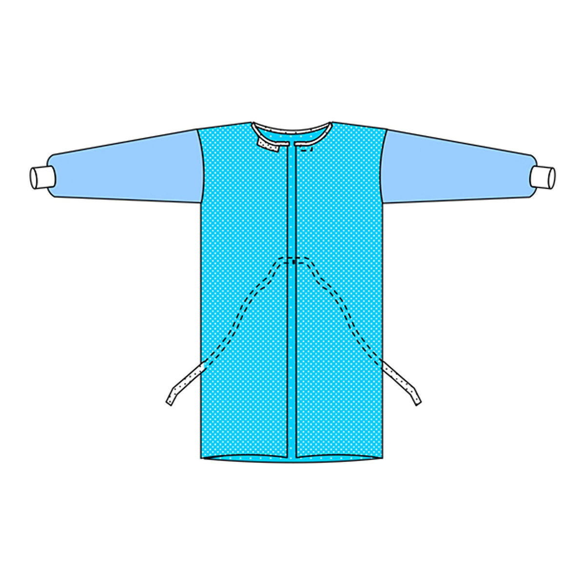 Welmed Endoscopy Procedure Gown, 100/Cs