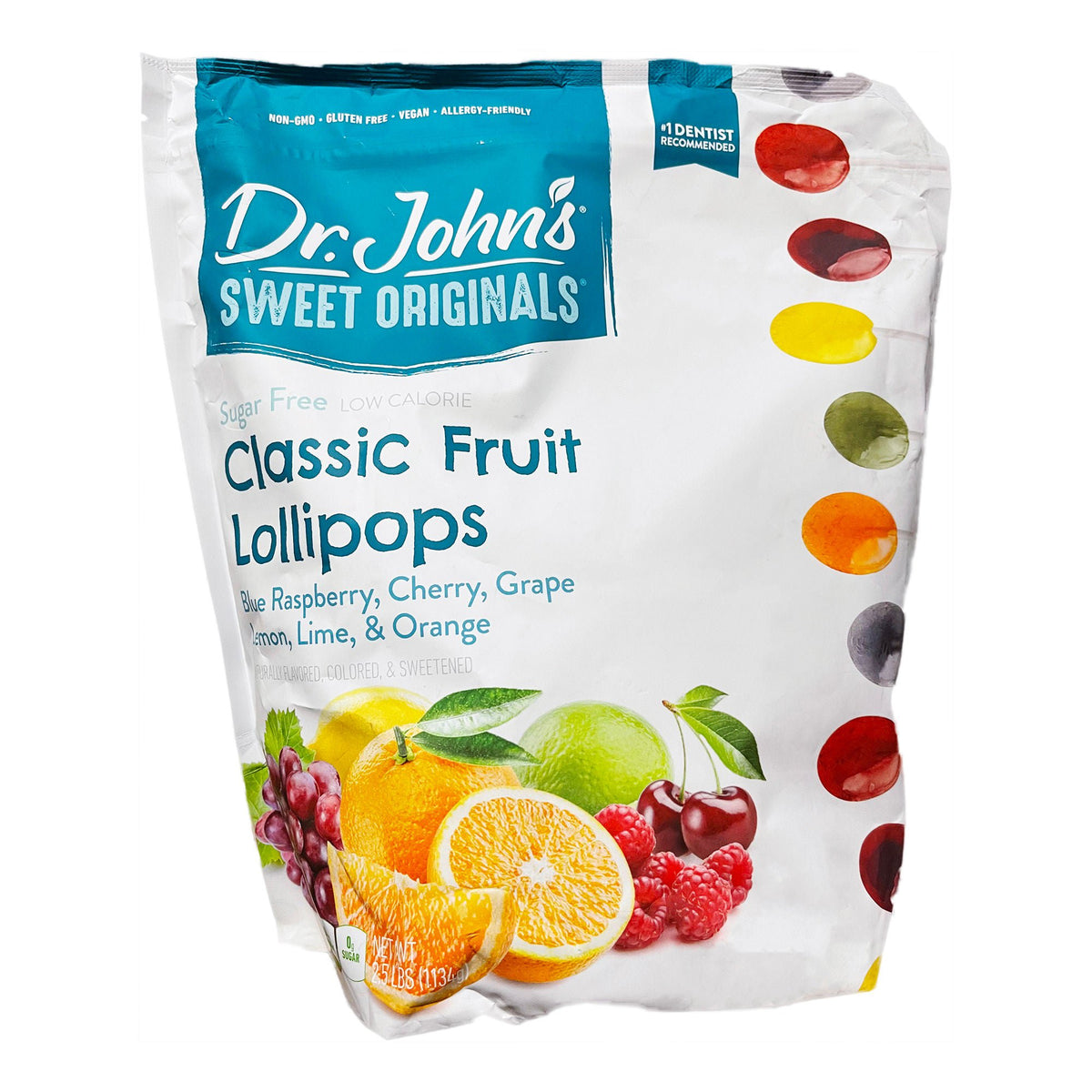 Dr. John's Candies® Sugar-Free Lollipop, 132/BG
