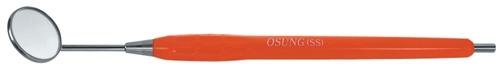 Mouth Mirror, Autoclavable Handle, Simple Stem, Red, D-Mhs-05 - Osung USA