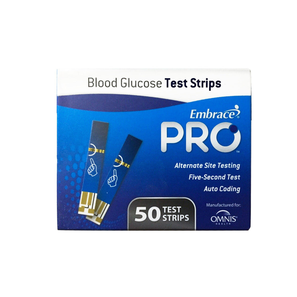 Embrace® Blood Glucose Test Strips, 15000/Cs