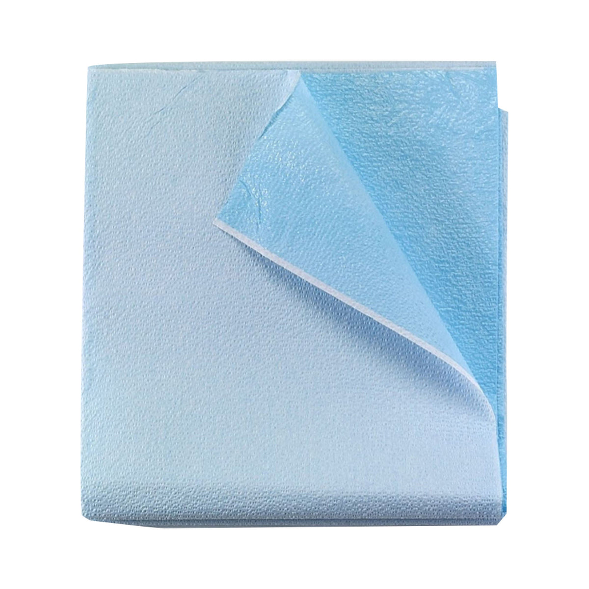 Tidi® Everyday Blue Flat Stretcher Sheet, 40 x 60 Inch, 100/CS