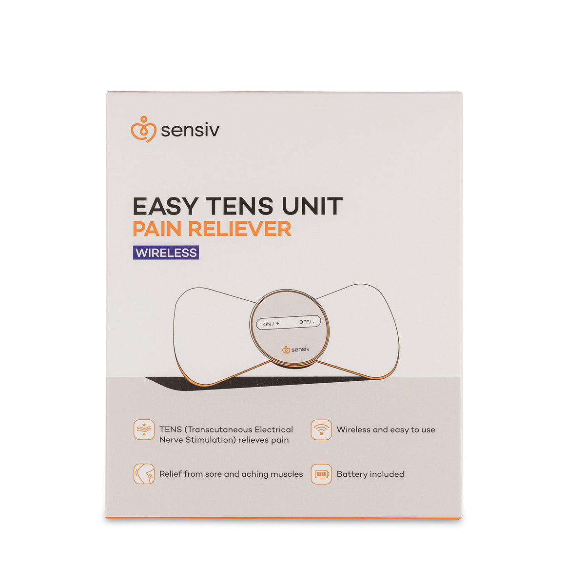 Sensiv Easy Relief Tens Unit, 1/Ea