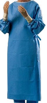 Cardinal Health Astound nonreinforced Surgical Gown With Towel, Blue, 2X-Large, 18/CS