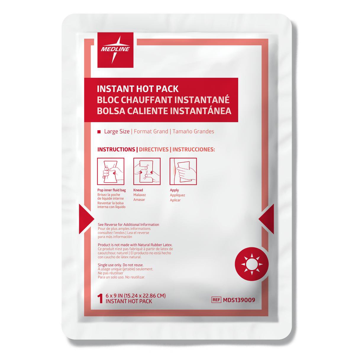 Hot Pack, Instant Lg 6"X9" (24/Cs), 24/Cs