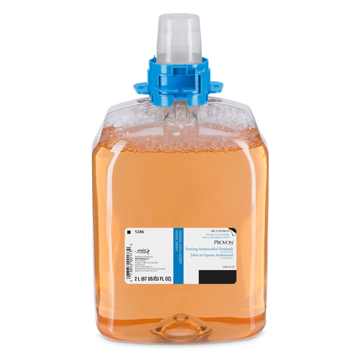 Provon® Foaming Antimicrobial Handwash W/ Moisturizers, 2000 Ml Dispenser Refill, 2/Cs