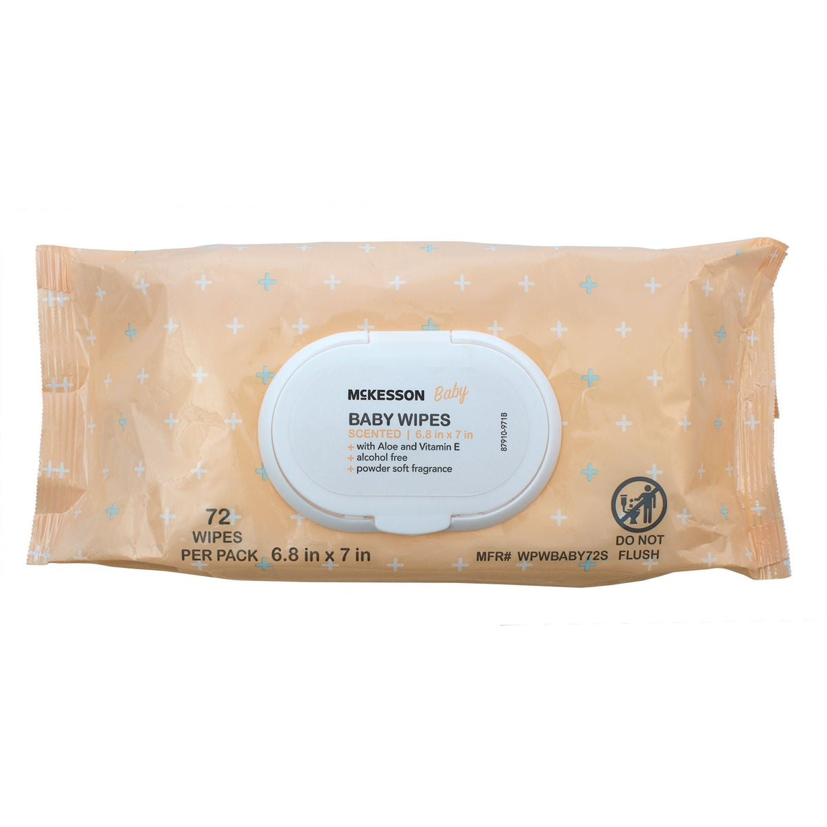 Mckesson Powder Soft Scent Baby Wipe, Soft Pack, 864/Cs
