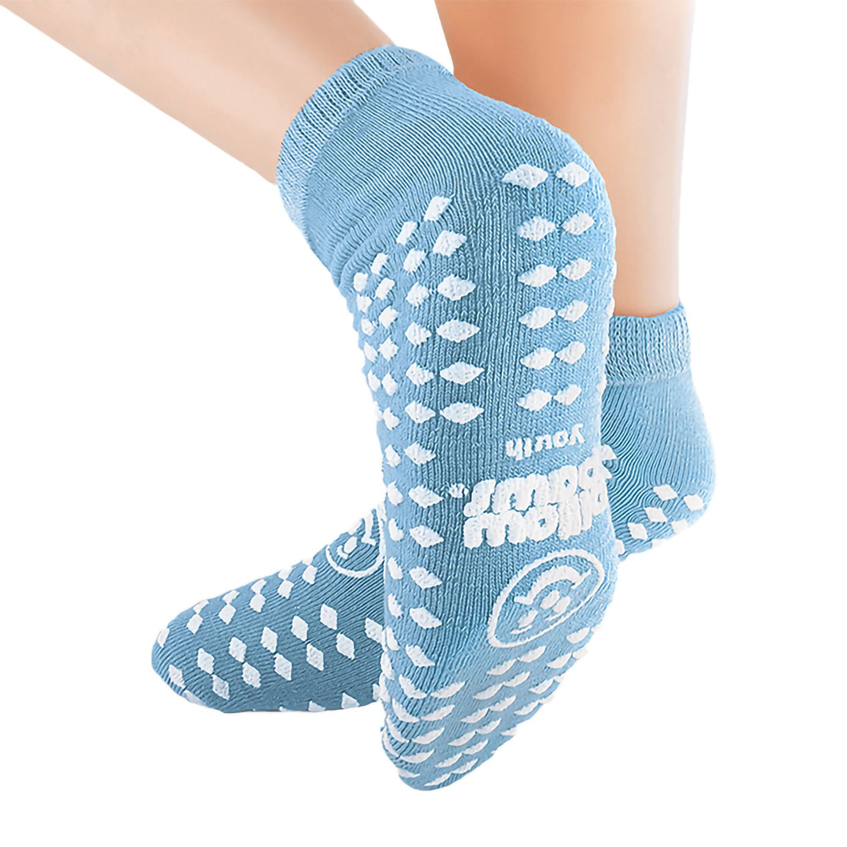 Pillow Paws® Slipper Socks for Small Children, size 8 to 4.5, Blue, 48/CS