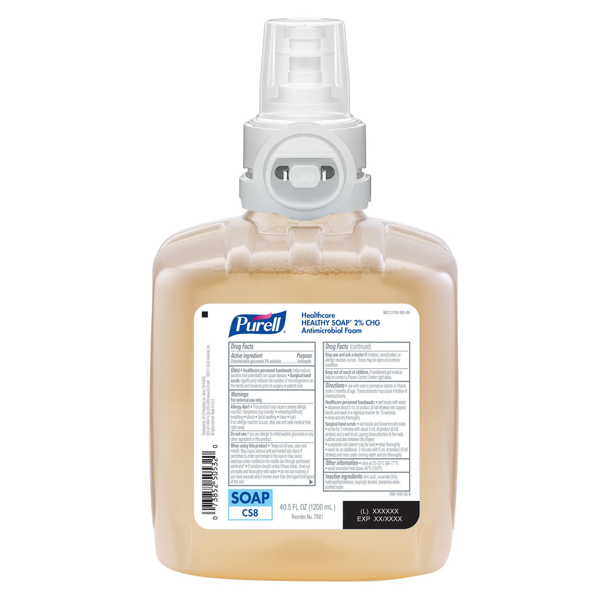 Purell® Healthy Soap® Antimicrobial Soap for Purell® CS8 Touch-Free Dispenser, 2/CS