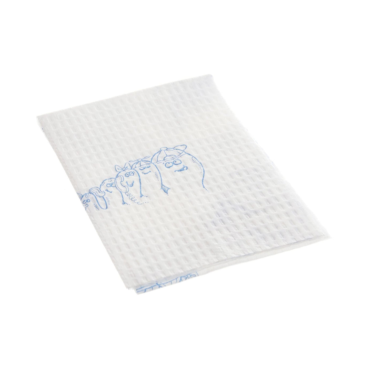 Tidi® Toes Blue And White Procedure Towel, 13 X 18 Inch, 500/Cs
