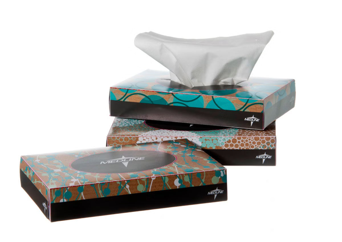 Tissue, Bedside 5"X7 1/2" 2Ply(200Bx/Cs), 200/Cs