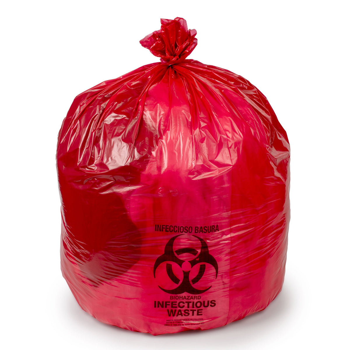 Colonial Bag Biohazard Waste Bag, 40 – 45 Gallon Capacity, 40 X 48 Inch, 250/Cs