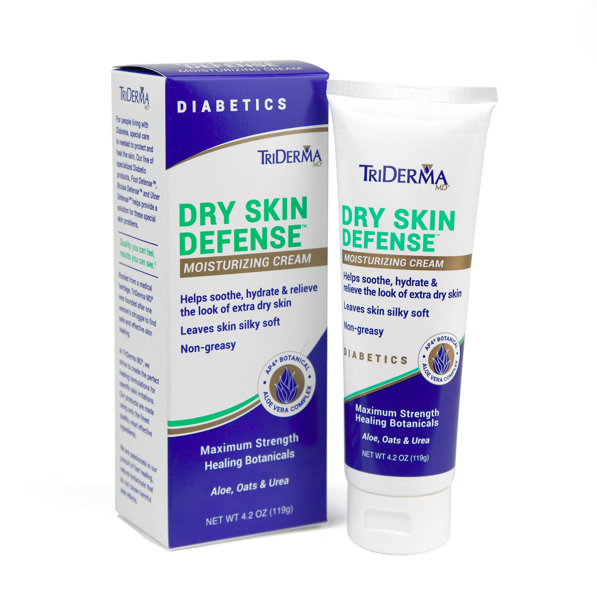 TriDerma® MD Diabetic Dry Skin Defense™ Moisturizer, 4.2-ounce tube, 1/EA