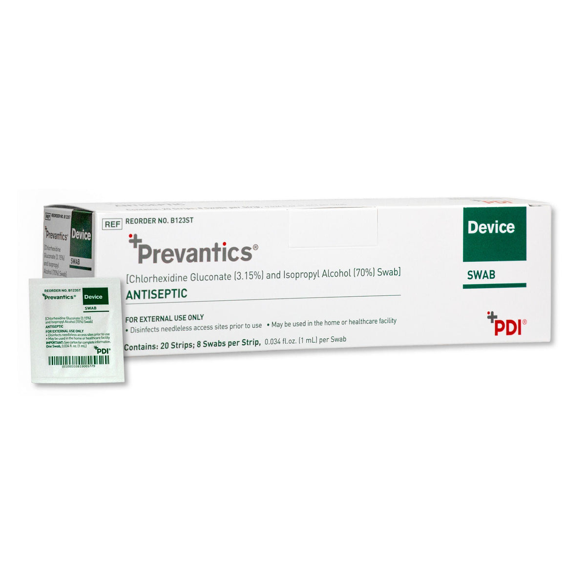 Prevantics® Device Swab Strip, 1600/Cs