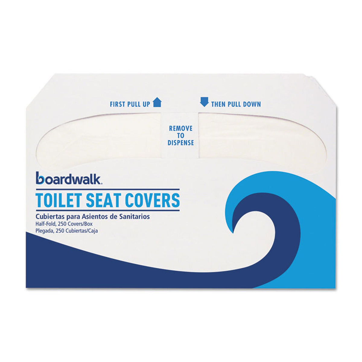 boardwalk® Toilet Seat Cover, 10/CS