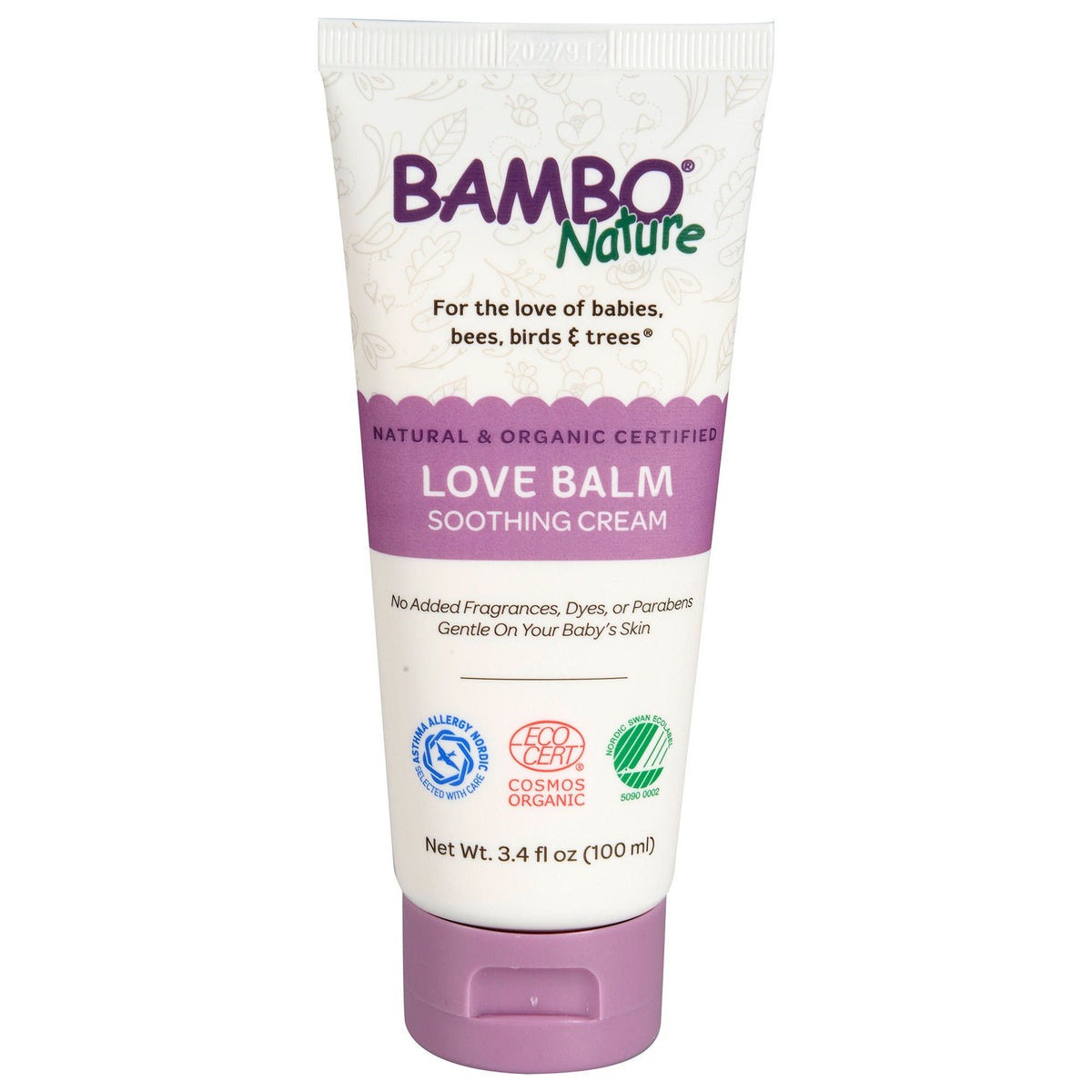 Bambo® Nature Love Balm Soothing Cream, 100 Ml Tube, 6/Bx