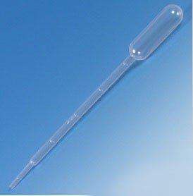 Globe Scientific Transfer Pipette, 5 mL, 3.4 mL Draw Volume, 400/CS