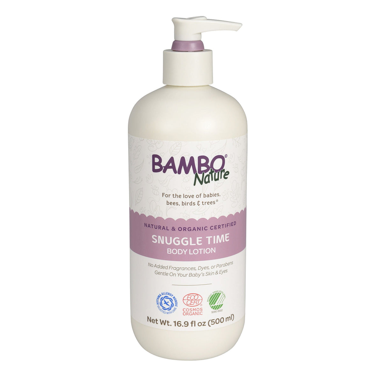 Bambo® Nature Snuggle Time Baby Lotion, 500 Ml Pump Bottle, 1/Ea