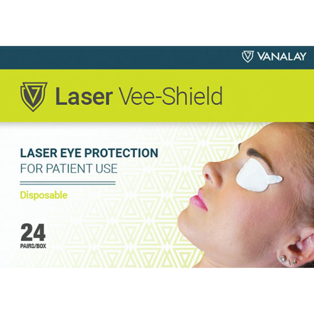 Vee-Shield Laser Eye Protector, One Size Fits Most, 24/Bx
