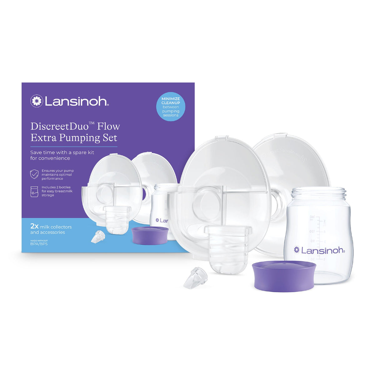 Pump Set, Breast Discreet Duox, 1/Ea