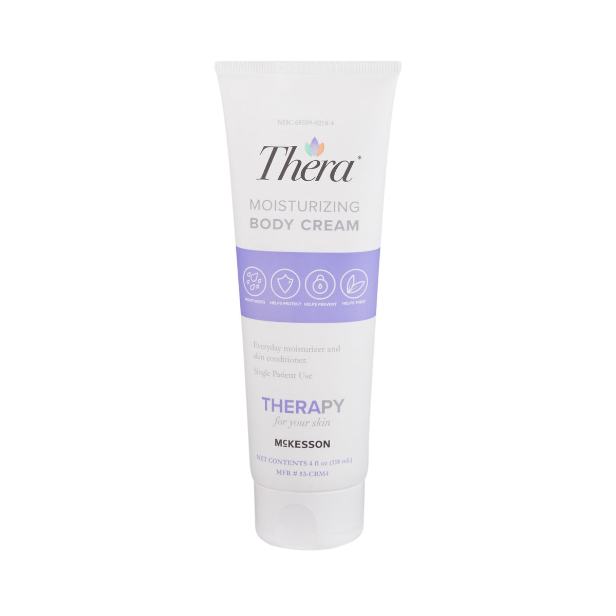 Mckesson Thera® Moisturizing Body Cream, 4-Ounce Tube, 12/Cs