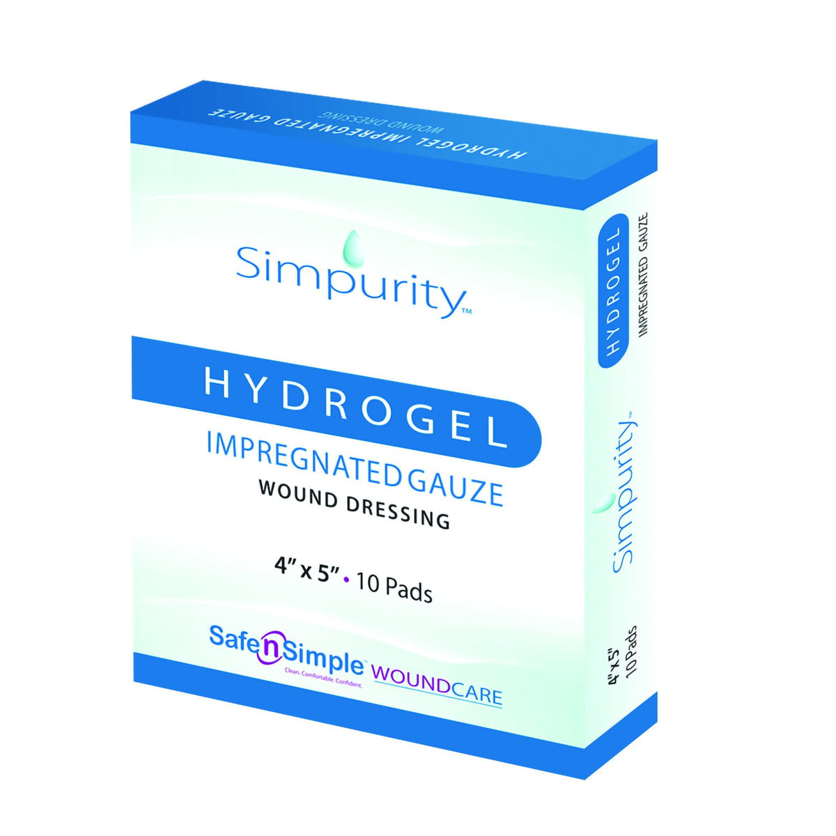 Hydrogel Hydrogel Dressing, 4 X 5 Inch, 10/Bx