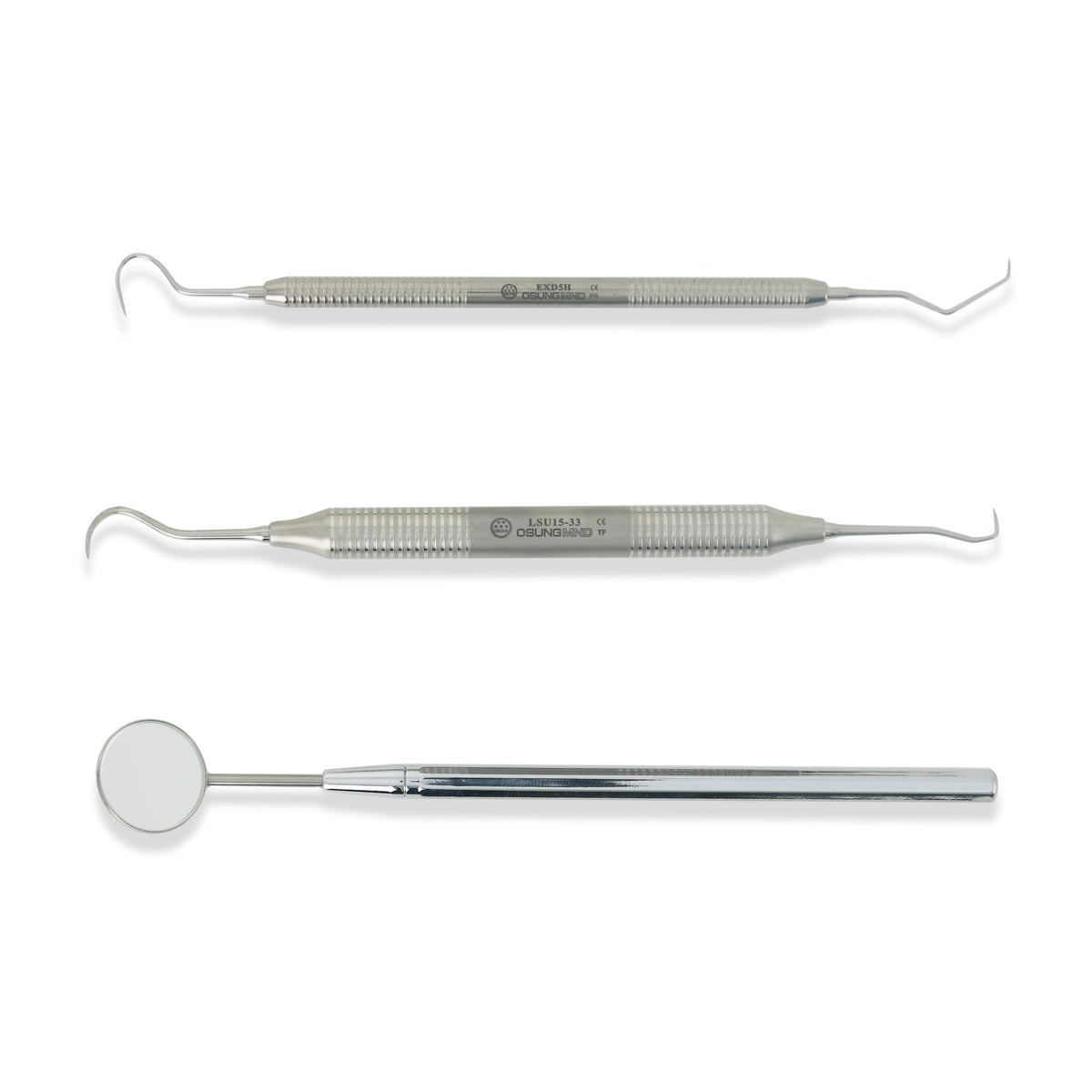 Dental Tartar Scraper and Remover Set, SS - Osung USA