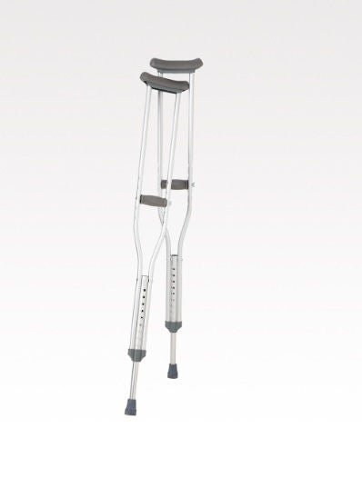 Breg Aluminum Underarm Crutches, 5'10" – 6'6", 1/EA