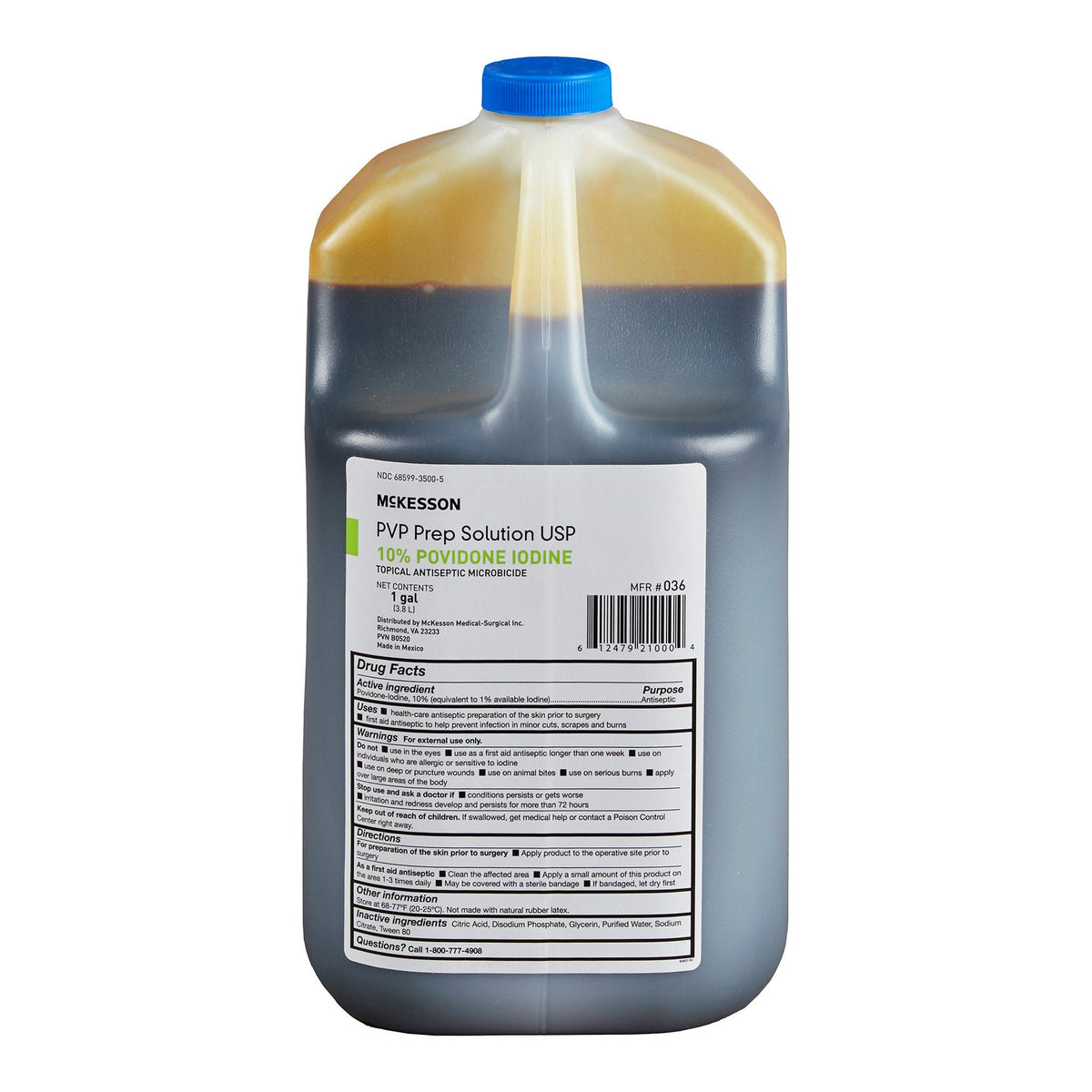 McKesson Prep Solution 1 gal. Jug, 1/EA