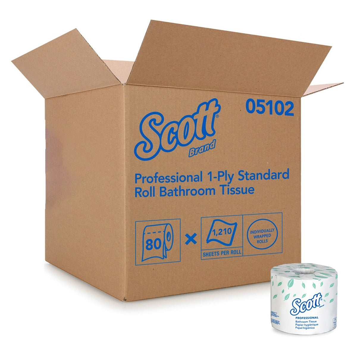 Scott Essential Toilet Tissue,, 80/CS