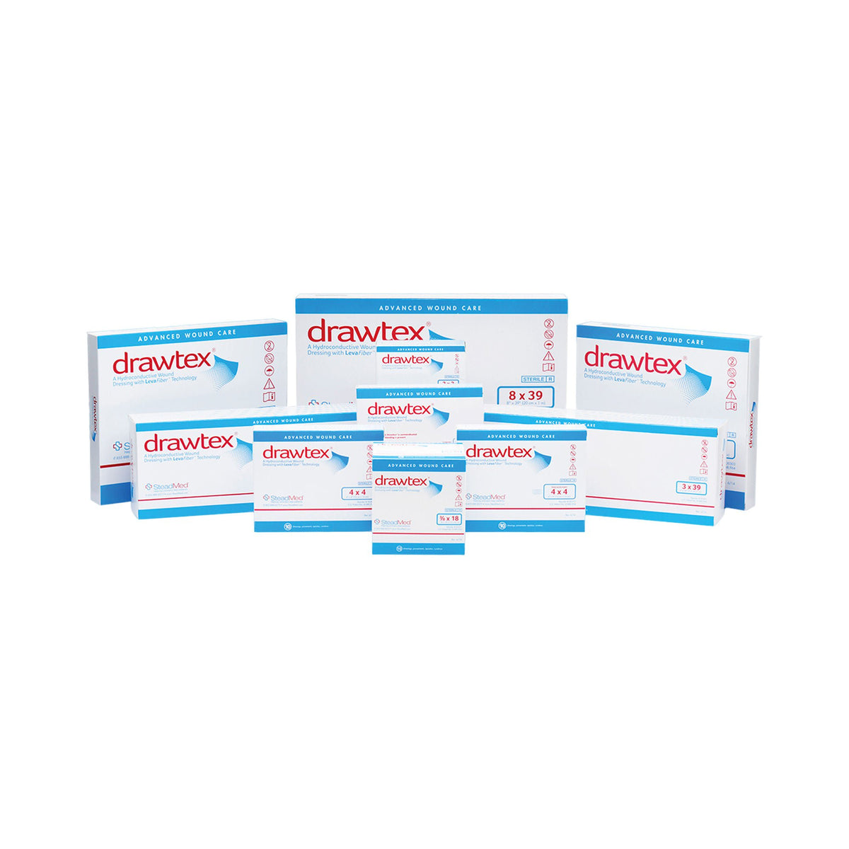 Drawtex® Nonadherent Dressing, 4 X 39 Inch, 1/Rl