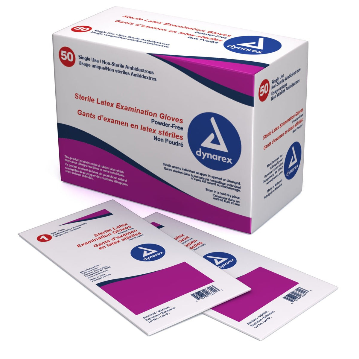 Glove, Exam Ltx Med Str2 (50Pr/Bx 8Bx/Cs), 8/Cs