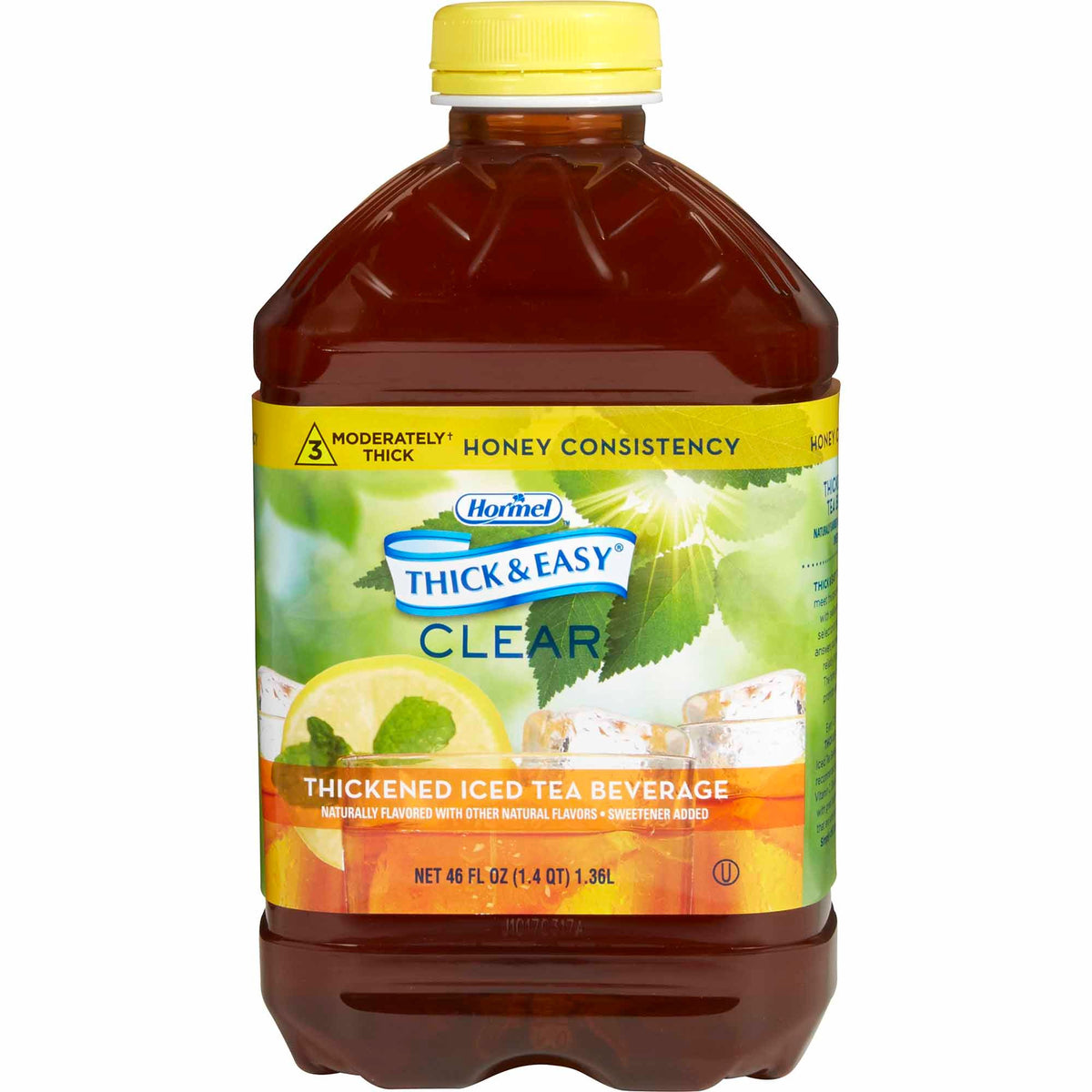 Thick & Easy® Clear Honey Consistency Iced Tea Thickened Beverage, 46-oz., 6/CS