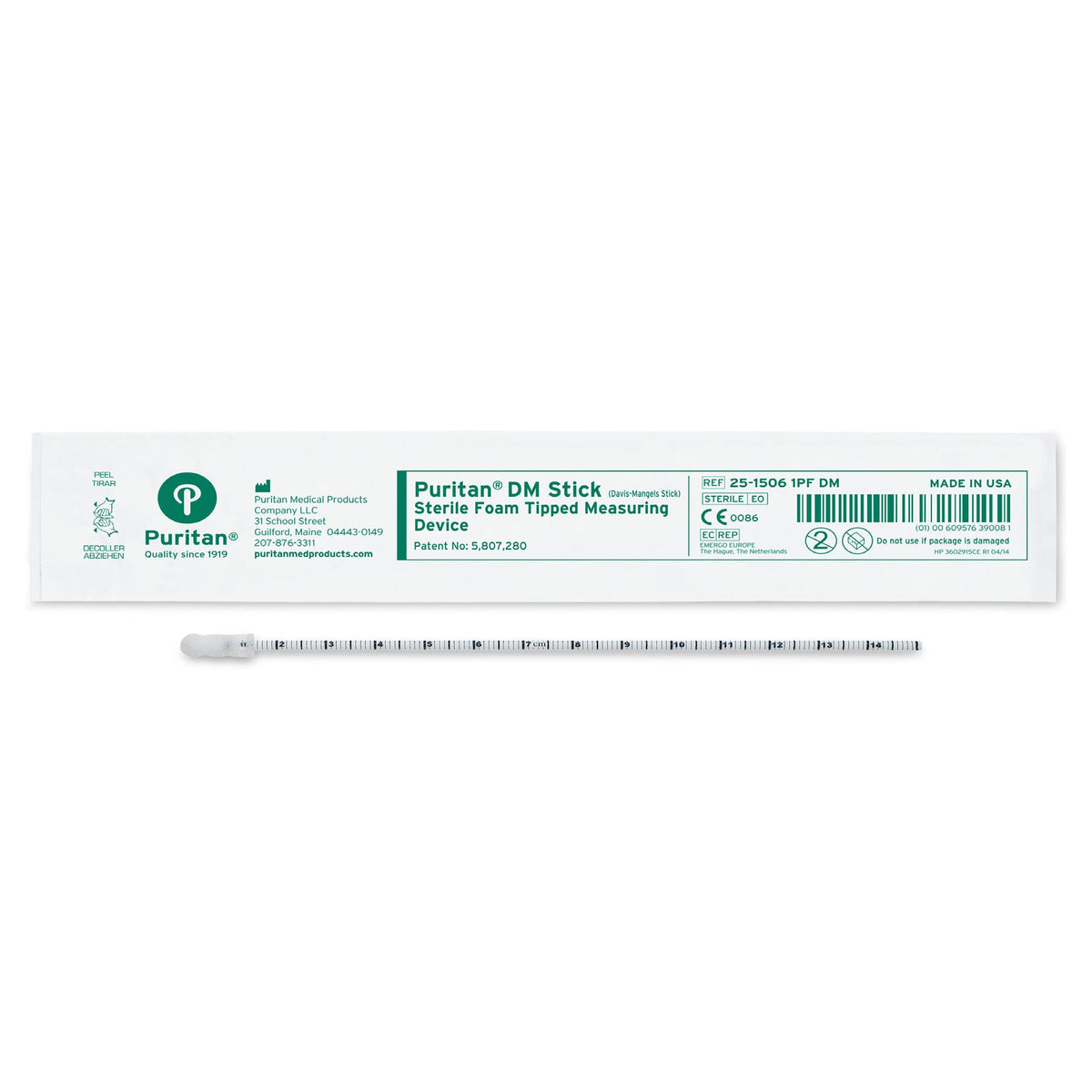 Puritan Wound Measuring Device, 6-inch Length, 200/CS