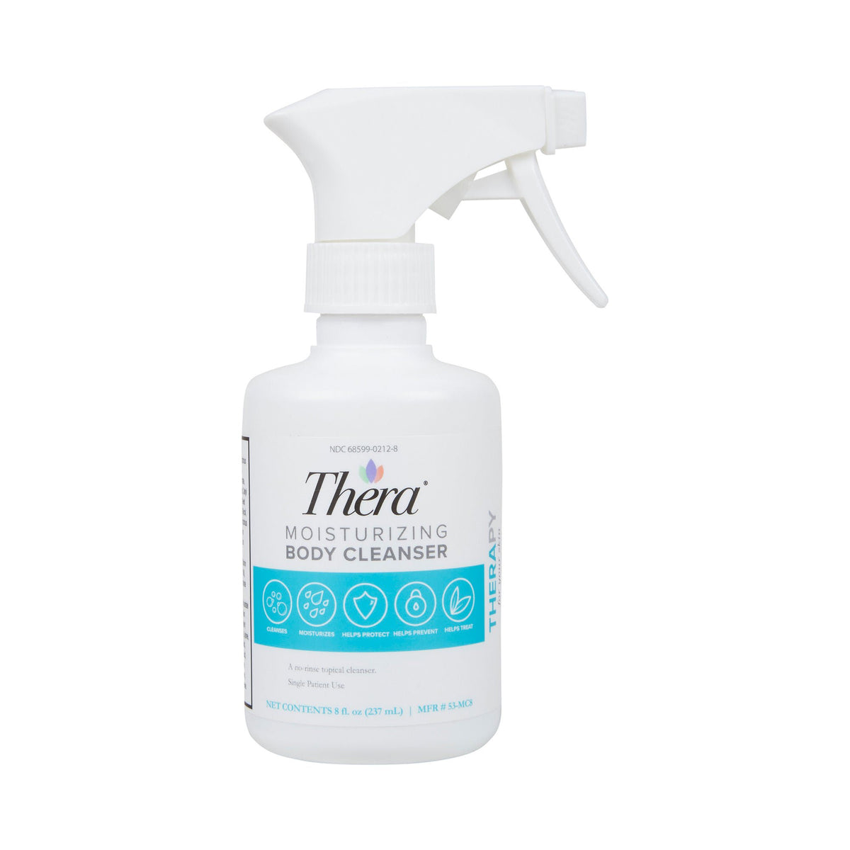 McKesson Thera® Moisturizing Body Cleanser, 8-ounce Pump Bottle, 12/CS