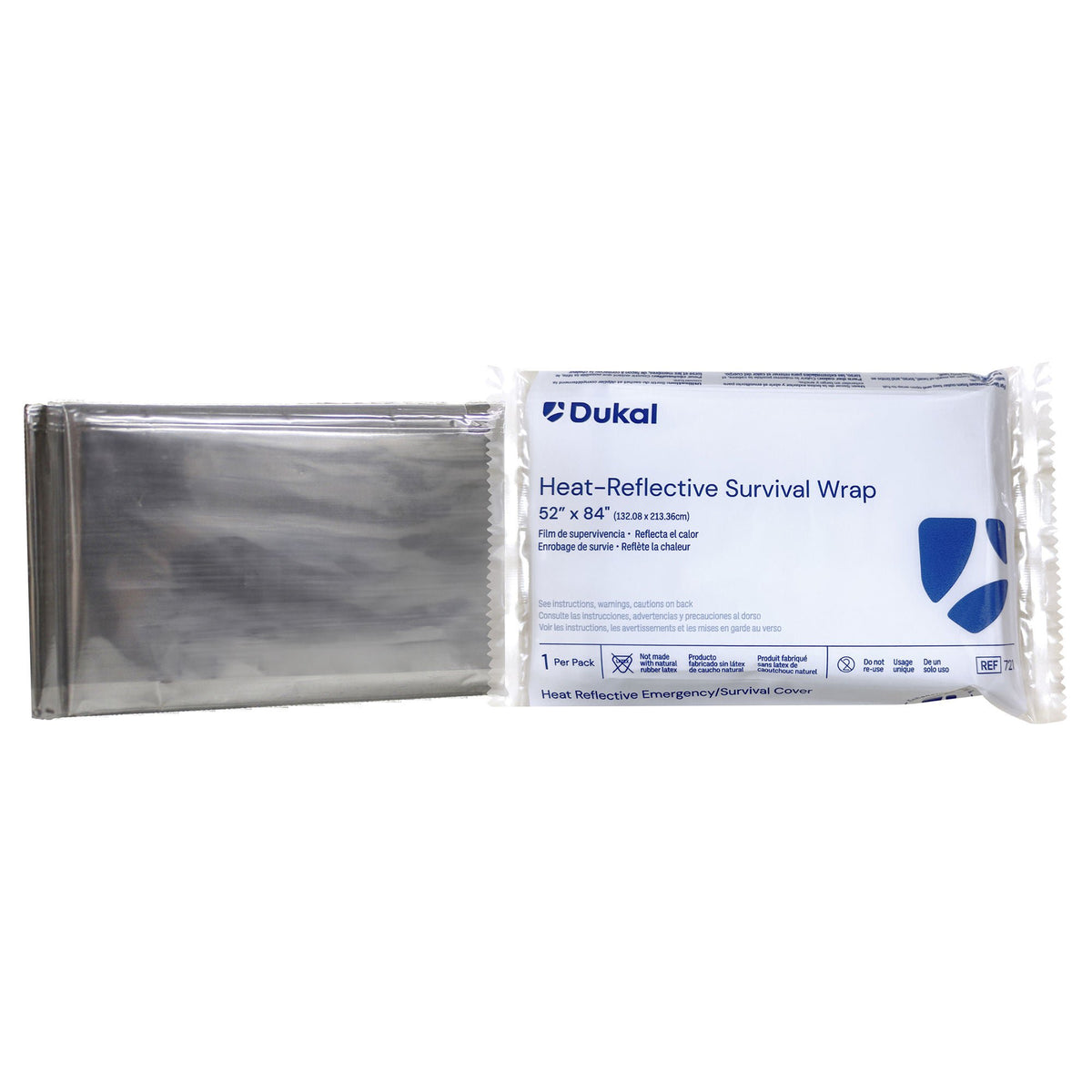 Dukal Survival Wrap, 52 X 84 Inch, 250/Cs